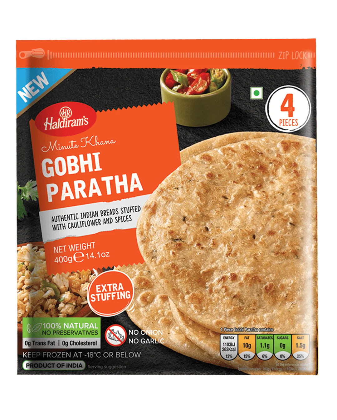 Haldiram Gobi Paratha 400g