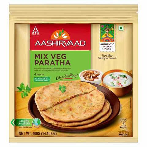 Aashirvaad Veg Mix Paratha 400g