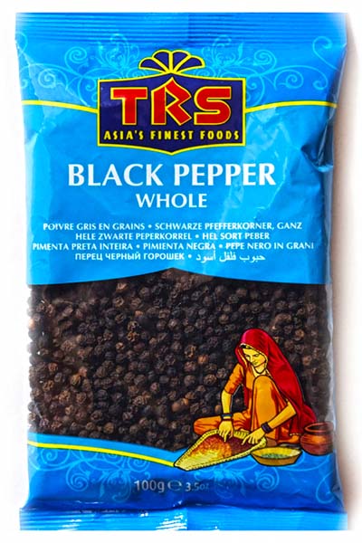 TRS Black Pepper Whole 100g