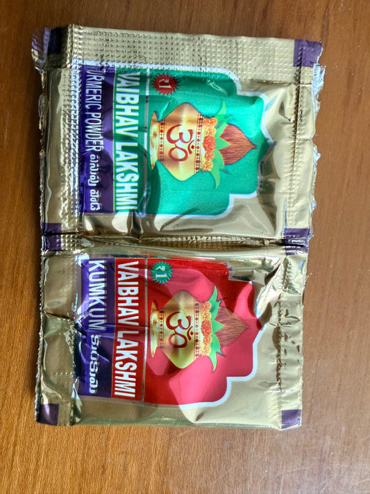 Turmeric and Kumkum powder