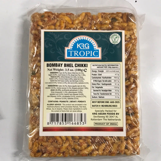 KRG Gajak Bombay Chikki Bhel  100g