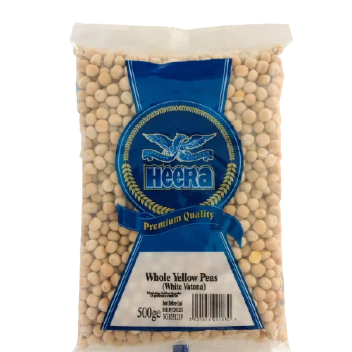 Heera Whole Yellow Peas / White Vatana 500g