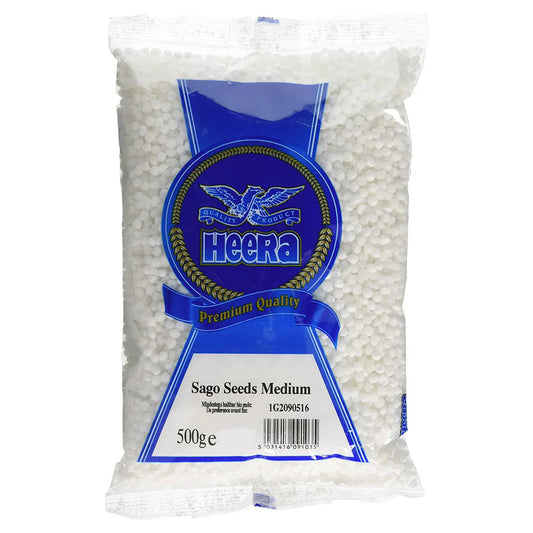 Heera Medium Sago Seeds Sabudana Regular ( Tapioca )  1.5Kg