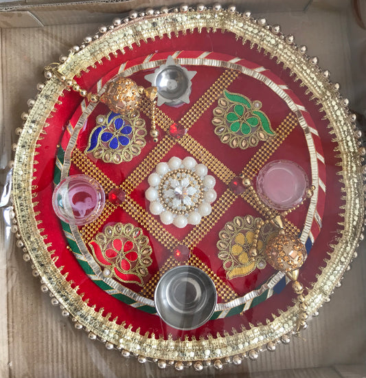Pooja Thali set (steel)