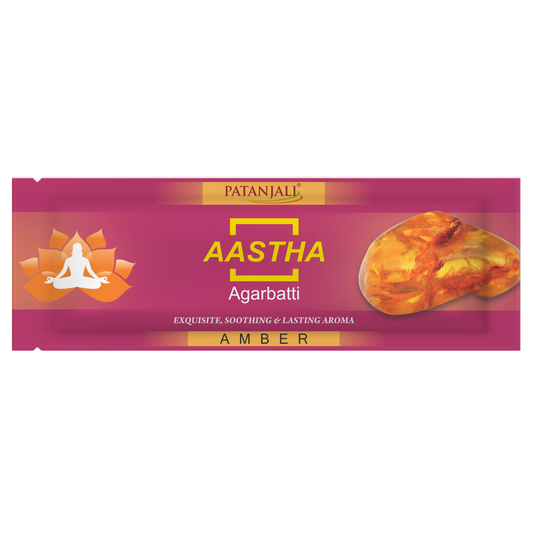 Patanjali AASTHA AGARBATTI AMBER 25g