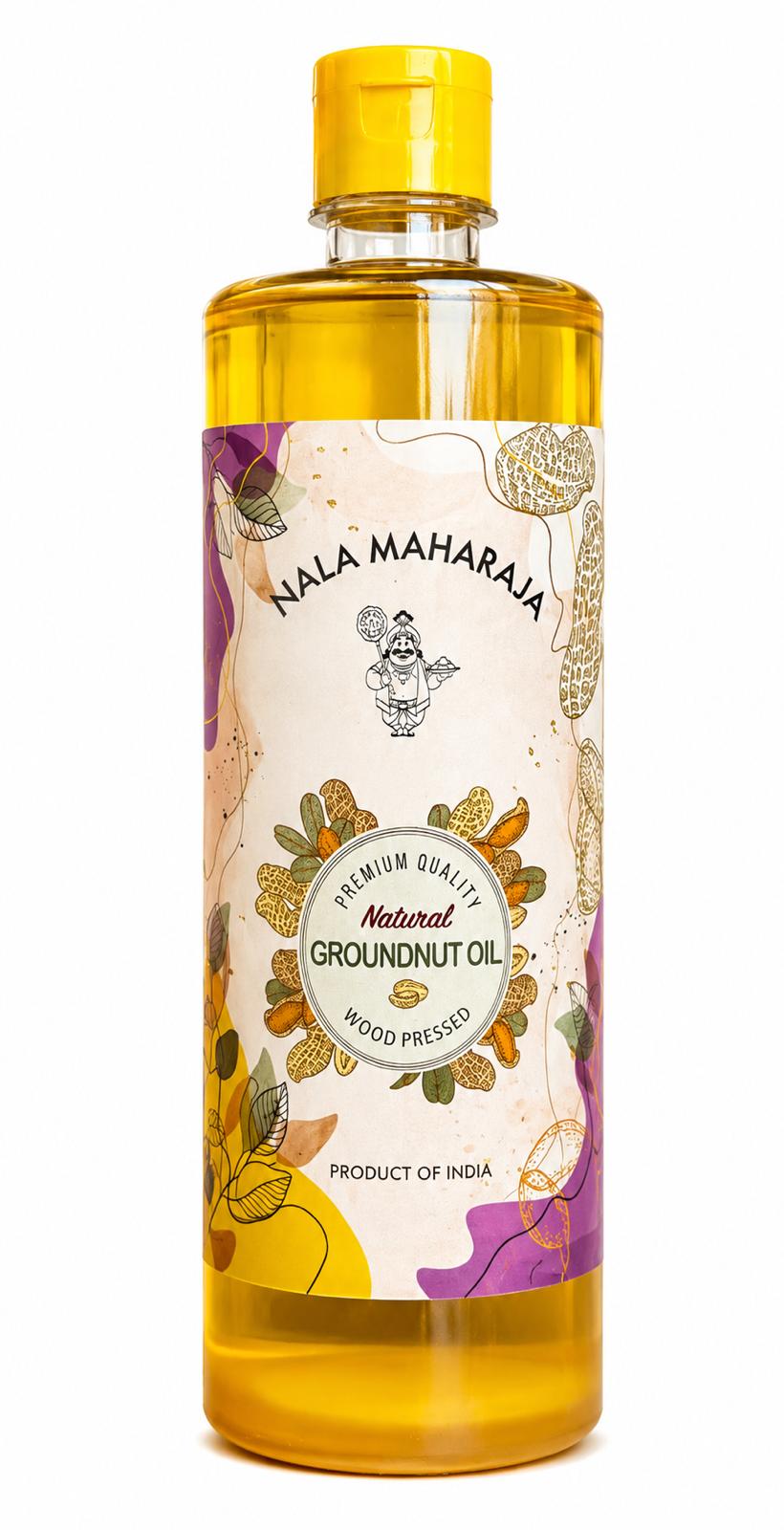 Nala MahaRaja wood Pressed Groundnut Oil