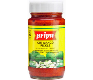 Priya Cut Mango Pickle (Without Garlic) 300G
