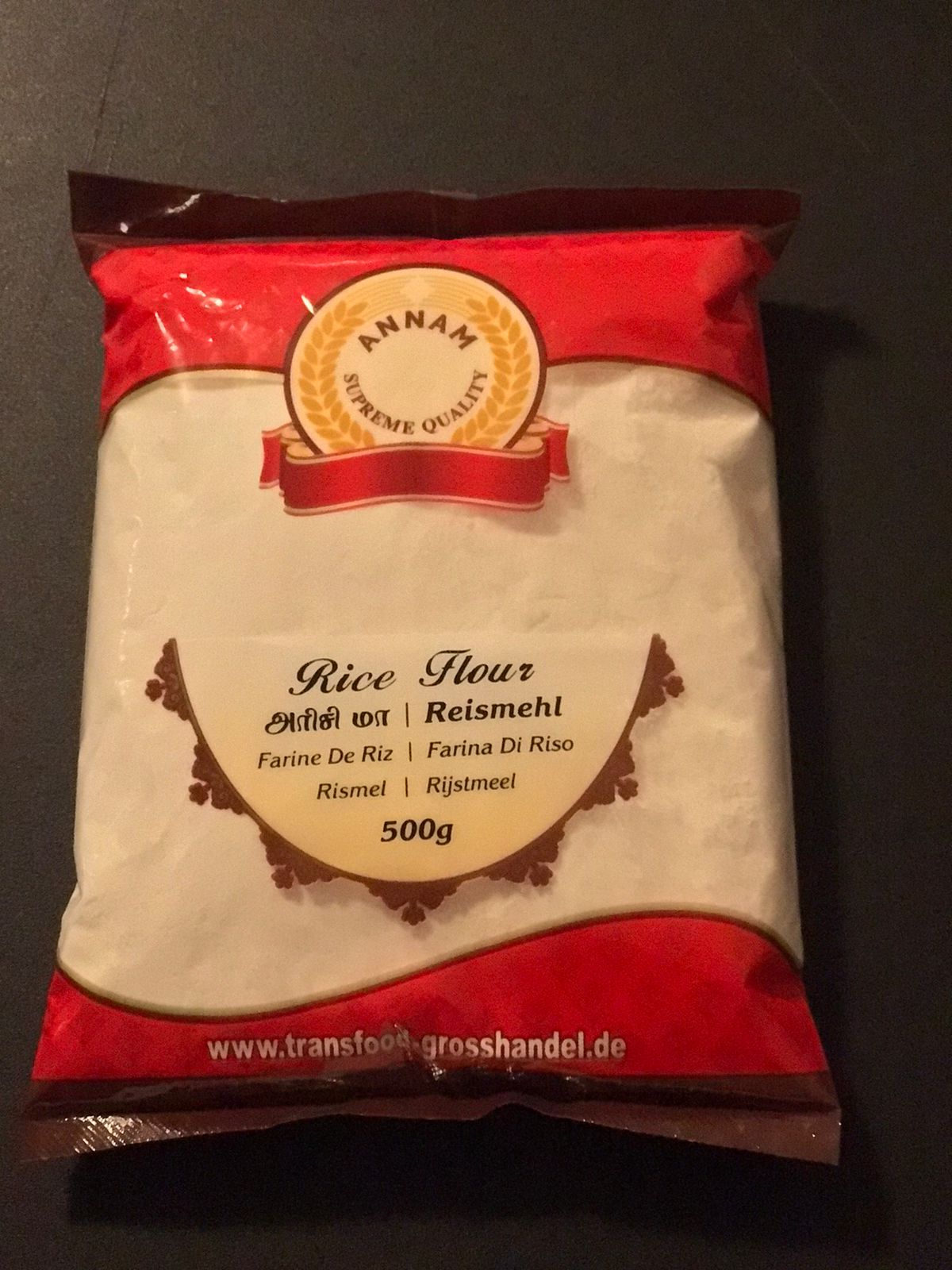 Annam White Rice flour (Unroasted)